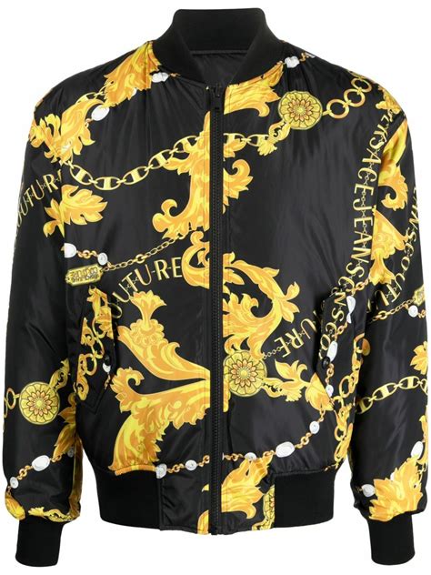 versace jasje goud|farfetch versace blazer.